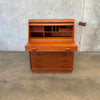 Mid Century Teak Danish Desk / Vanity By Dyrlund