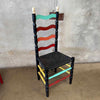 Vintage Folk Art Dining Chairs