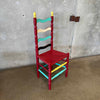 Vintage Folk Art Dining Chairs