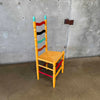 Vintage Folk Art Dining Chairs