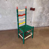 Vintage Folk Art Dining Chairs