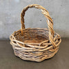 Vintage Large Hand Woven Gathering Basket