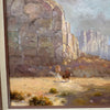 Southwest Impressionist Oil On Canvas Painting Signed By Mark Moran