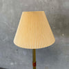 Vintage Pleated Shade Floor Lamp