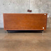 CB2 Oberlin Four Drawer Dresser w/Vegan Leather Front