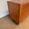 CB2 Oberlin Four Drawer Dresser w/Vegan Leather Front