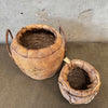 Pair of Vintage Cherokee Native American Handmade Basket