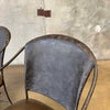 Iron & Leather Bistro Set