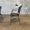 Iron & Leather Bistro Set