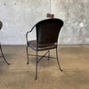 Iron & Leather Bistro Set