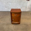 Mid Century Nightstand With "X" Pull