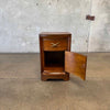 Mid Century Nightstand With "X" Pull