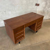 Mid Century Modern Walnut Desk