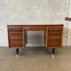 Mid Century Modern Walnut Desk