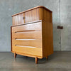 Mid Century Modern Gentleman's Mahogany Chest By Paul Laszlo For Brown Saltman