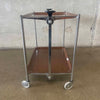 Mid Century Modern German Metal Folding Serving Cart