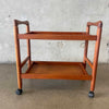 Danish Modern Teak Wood Cart