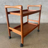 Danish Modern Teak Wood Cart