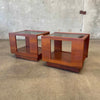 Mid Century Teak Side Tables