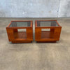 Mid Century Teak Side Tables