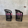 Pair Of Vintage Post Modern Side Chairs