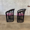 Pair Of Vintage Post Modern Side Chairs