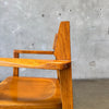 Art Deco Library Chair In Oak