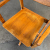 Art Deco Library Chair In Oak