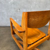 Art Deco Library Chair In Oak