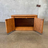 Vintage Solid Oak Cabinet #1