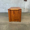 Vintage Solid Oak Cabinet #1