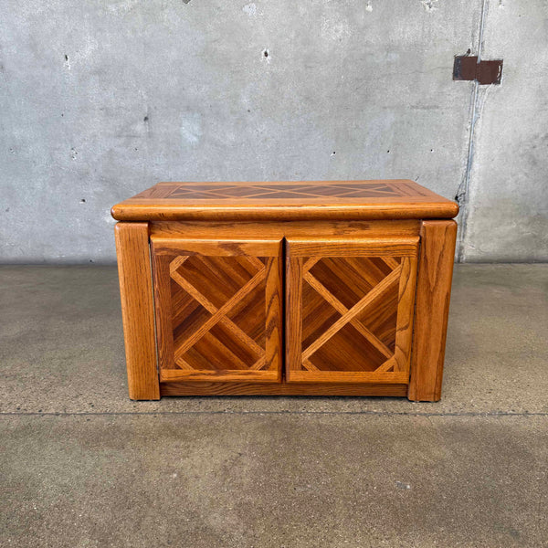 Vintage Solid Oak Cabinet #2