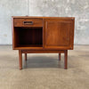 Mid Century Walnut Nightstand By Jack Cartwright For Founders