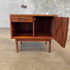 Mid Century Walnut Nightstand By Jack Cartwright For Founders