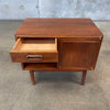 Mid Century Walnut Nightstand By Jack Cartwright For Founders