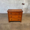 Antique Walnut Three Drawer Chest