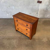 Antique Walnut Three Drawer Chest