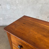 Antique Walnut Three Drawer Chest