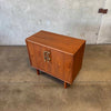 Mid Century Walnut Cabinet Circa, 1960