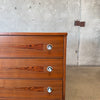 Mid Century Walnut & Rosewood Chest by Stanley, Circa 1960