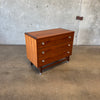 Mid Century Walnut & Rosewood Chest by Stanley, Circa 1960