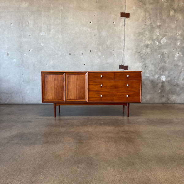 Kipp Stewart Walnut Dresser/ Credenza for Drexel Circa, 1960