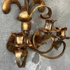 1950's Signed Salvadori Gilted Candelabra Made in Italy