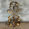 1950's Signed Salvadori Gilted Candelabra Made in Italy