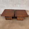 Vintage Arts And Crafts Style End Tables From Mexico