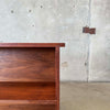 Mid Century Mahogany & Walnut Bookcase