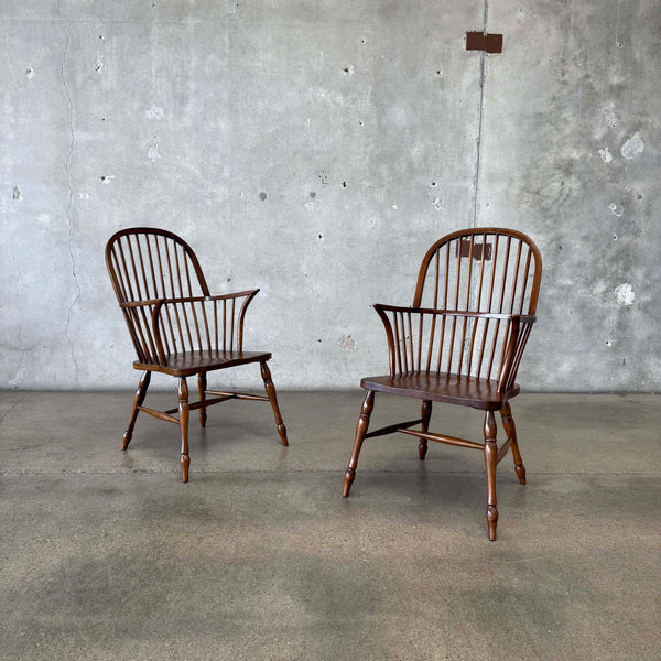 Pair of Vintage English Windsor Chairs