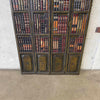 Vintage Leather Books Screen/Room Divider