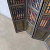 Vintage Leather Books Screen/Room Divider