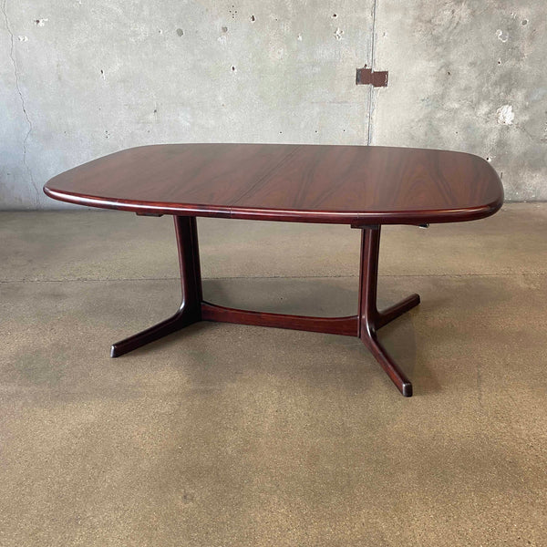 Mid Century Dyrlund Rosewood Dining Table w/ Two Leaves, Denmark